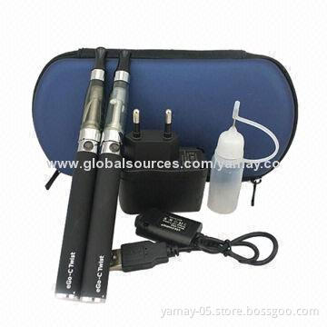 Ego-c twist batteries CE4 clearomizers electronic cigarette starter kits, case packing, hot sales